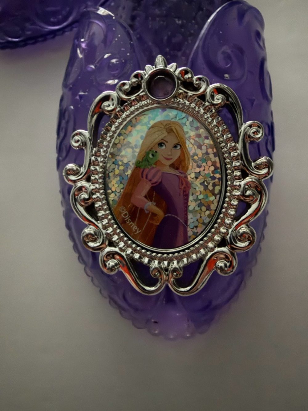 Disney Purple Princess Jelly Dress Sandals - Picture 5 of 6